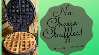 No Cheese Chaffles Great for Clean Keto [upl. by Luthanen]