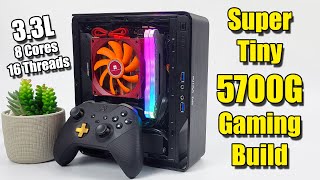 Super Tiny RYZEN 5700G Gaming Build The Most Powerful APU So Far [upl. by Gianni598]