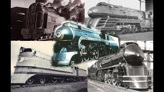 Top 5 Streamlined American Steam Locomotives [upl. by Carson629]