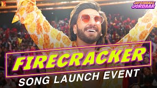 Firecracker Song Launch Event  Jayeshbhai Jordaar  Ranveer Singh [upl. by Decima]