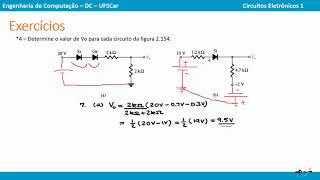 Aula 03 Diodos IV exercícios resolvidos comentados [upl. by Rilda]