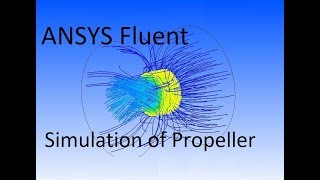 ANSYS Fluent Tutorial 2 SteadyState Simulation of Propeller [upl. by Llerrat]