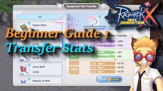 Beginner Guide 1  How to Transfer  Inherit stats  rox  Ragnarok X Next Generation [upl. by Lissie]