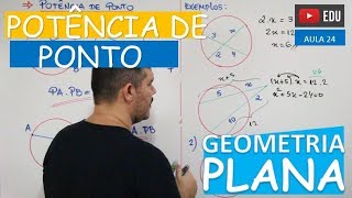 ⭕ Potência de Ponto  GEOMETRIA PLANA Aula 24 [upl. by Harris]