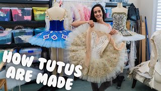 How Ballet Tutus Are Made trainwithkendall [upl. by Elorac]