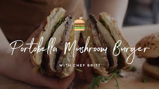 Portobello Mushroom Burger [upl. by Aislehc]