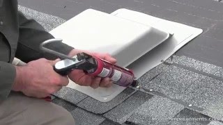 How To Install a Vent in Shingles [upl. by Gnok]