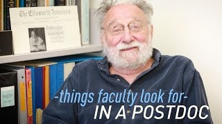 Things Faculty Look for in a Postdoc [upl. by Eidnarb208]