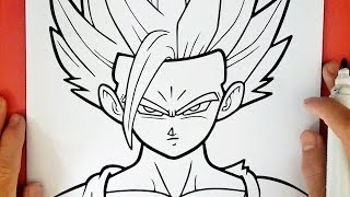 COMO DIBUJAR A GOHAN SSJ2 [upl. by Ardnuyek]