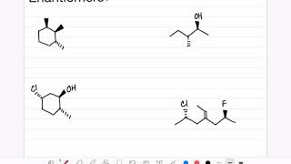 51 Drawing enantiomers [upl. by Jayne]