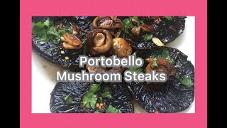 Portobello Mushroom Steak  In The Kitchen Series [upl. by Ona]