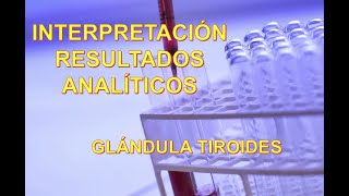 INTERPRETACIÓN ANALÍTICA TIROIDES [upl. by Leber780]