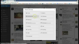 How to use Tweet Deck basics [upl. by Laurena]