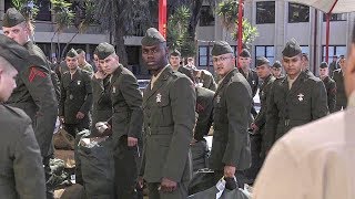 After Boot Camp – Students Arrive For Marine Combat Training [upl. by Farly263]