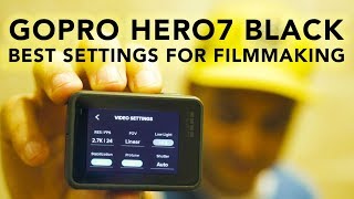 The Absolute BEST Settings for the GoPro Hero7 Black  RehaAlev [upl. by Llehsal]