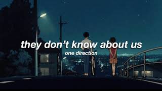 one direction  they dont know about us slowed  reverb ✧ [upl. by Vivianna]