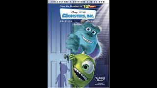 Opening to Monsters Inc DVD 2002 Both Discs Widescreen Version [upl. by Ruperto]