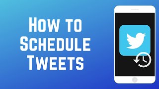 How to Schedule Tweets  New Twitter Scheduling Feature [upl. by Lemraj]