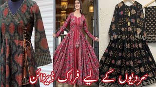 Latest Printed Frock Designs 2024 Frock Designs  Frock Ke Design  Latest Frock Design [upl. by Htnicayh152]