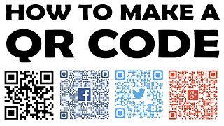 HOW TO CREATE A QR CODE   INSTRUCTIONS 101 [upl. by Tahpos]