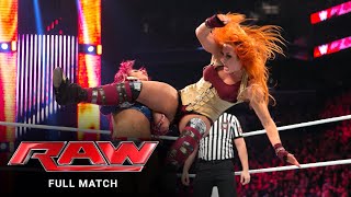 FULL MATCH  Becky Lynch vs Sasha Banks Raw Dec 28 2015 [upl. by Fia]