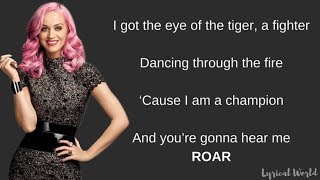 Roar  Katy Perry Lyrics [upl. by Pederson]