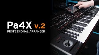 KORG Pa4X OS v2  New Sounds Drum Kits Styles Features [upl. by Ahsenroc]