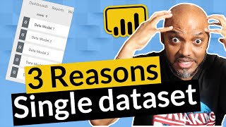 3 REASONS to use a single dataset for your Power BI reports [upl. by Ainitsirc834]