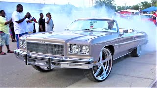 Donk Day 2021 Car Show Tampa Bay Florida Big Rims Donks Amazing Cars Part 2 [upl. by Ahtekahs139]