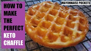 Keto Chaffle  How To Make The Perfect Chaffle [upl. by Merton]