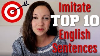 How to Pronounce TOP 10 English Sentences [upl. by Ahsiekin]