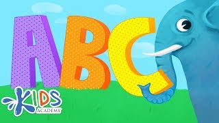 ABC Letters for Kids  Full English Alphabet for Preschool amp Kindergarten  Kids Academy [upl. by Ecurb728]