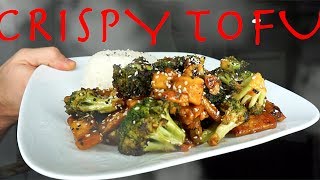 Quick  Easy Crispy Tofu Recipe [upl. by Zed]