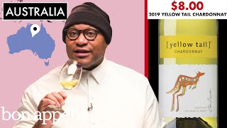 Sommelier Tries 20 White Wines Under 15  World of Wine  Bon Appétit [upl. by Souza51]