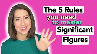 SIGNIFICANT FIGURES  5 Rules for Significant Figures  Part 1  Chemistry Tutorial [upl. by Amled]