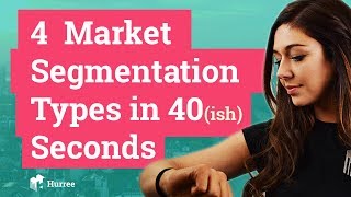 4 Market Segmentation Types in 40ish Seconds [upl. by Kalvn]