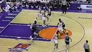 Shaquille ONeal breaks the backboard vs Suns in rookie season [upl. by Koorb477]