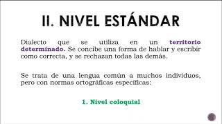 LOS NIVELES DE LA LENGUA [upl. by Alyled]