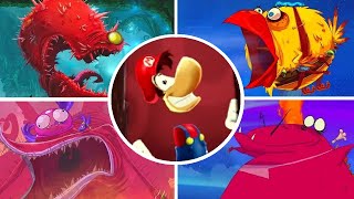 Rayman Origins  All Bosses [upl. by Papotto]