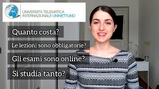 UNIVERSITA TELEMATICA UNINETTUNO📚 Laurearsi online lezioni e esami a distanza💻 La mia esperienza🔥 [upl. by Nycila]