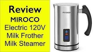 Review Miroco Milk Frother  How to make froth milk at home [upl. by Puff741]