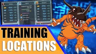 Digimon World Next Order  10 More Training Spots  New Locations for Effective Stat Gain [upl. by Hedvah]