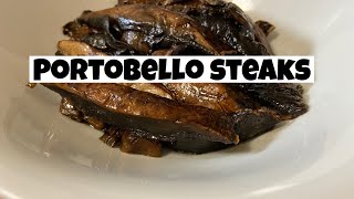 Sautéed portobello steaks  Portobello Mushroom Recipes [upl. by Tate]