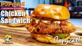 Popeyes Chicken Sandwich  Copycat Recipes [upl. by Eamon]