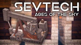 SevTech Ages of the Sky Ep 23 We are OIL Rich [upl. by Herold]