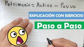 Como hacer una ECUACION CONTABLE EJERCICIO resuelto [upl. by Malarkey]