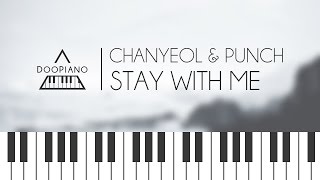 Goblin OST 찬열 Chanyeol 펀치 Punch  Stay With Me Piano Cover [upl. by Oicinoid689]