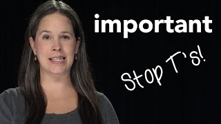 How to Pronounce IMPORTANT  American English [upl. by Kelwin]