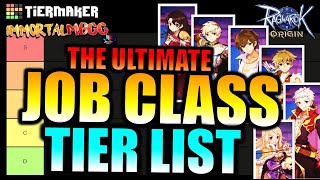 THE ULTIMATE CLASS TIER LIST  RAGNAROK ORIGIN [upl. by Ateloiv]