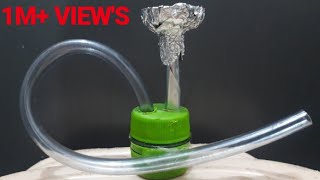 How to make a mini pocket hookah using 2 bottle caps  EXPERIMENT amp CREATION [upl. by Behm746]